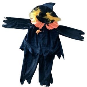 NEW Unisex Kid’s Plush Velvet One Piece Witch 🧙‍♀️ Halloween Costume 2-4 Years